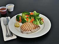 Grilled Tuna w/ Steamed Vegetables